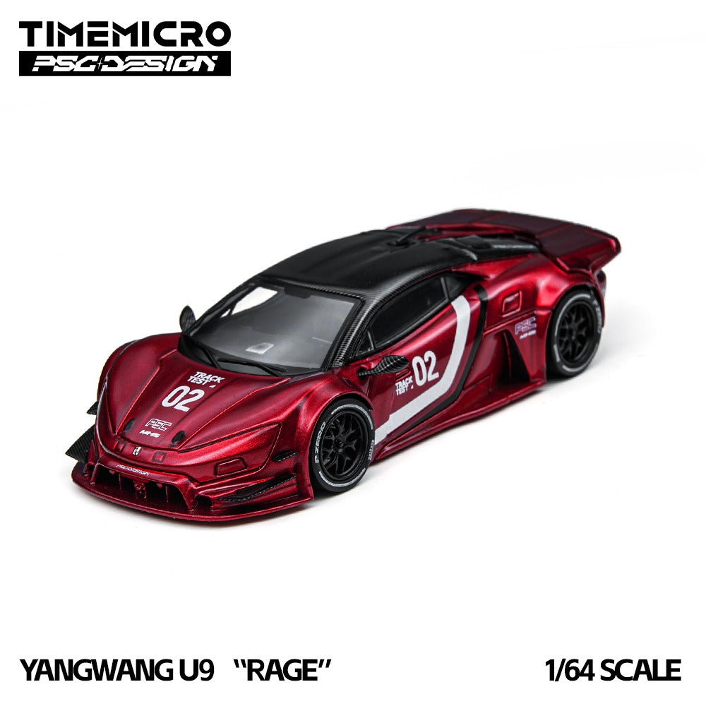 TimeMicro × PSC DESIGN 1:64 Yangwang U9 "Rage" Corsa Red Limited Edition