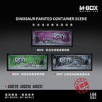 MBOX Dinosaur Painted Container Scene Simulation Model