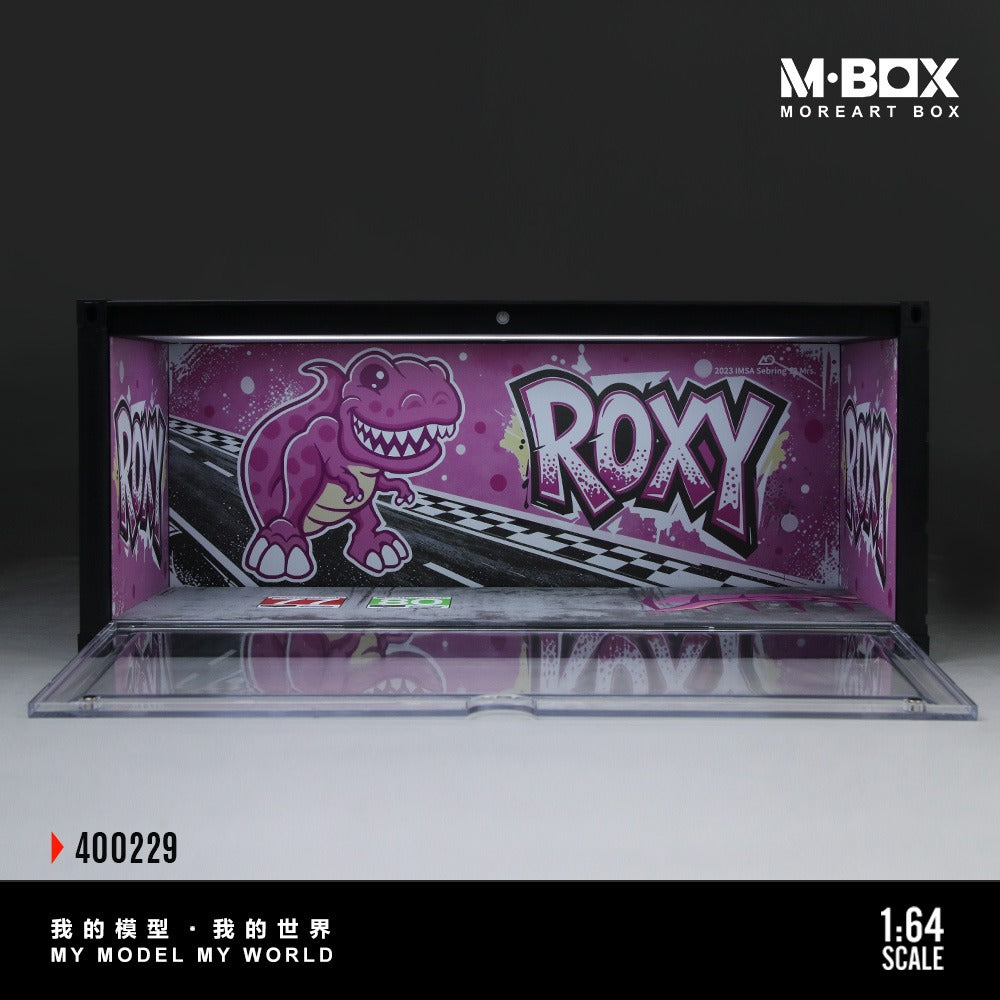 MBOX Dinosaur Painted Container Scene Simulation Model