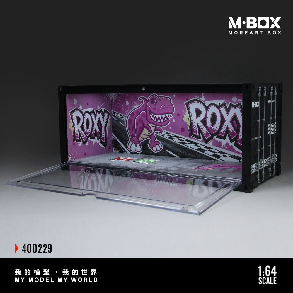 MBOX Dinosaur Painted Container Scene Simulation Model