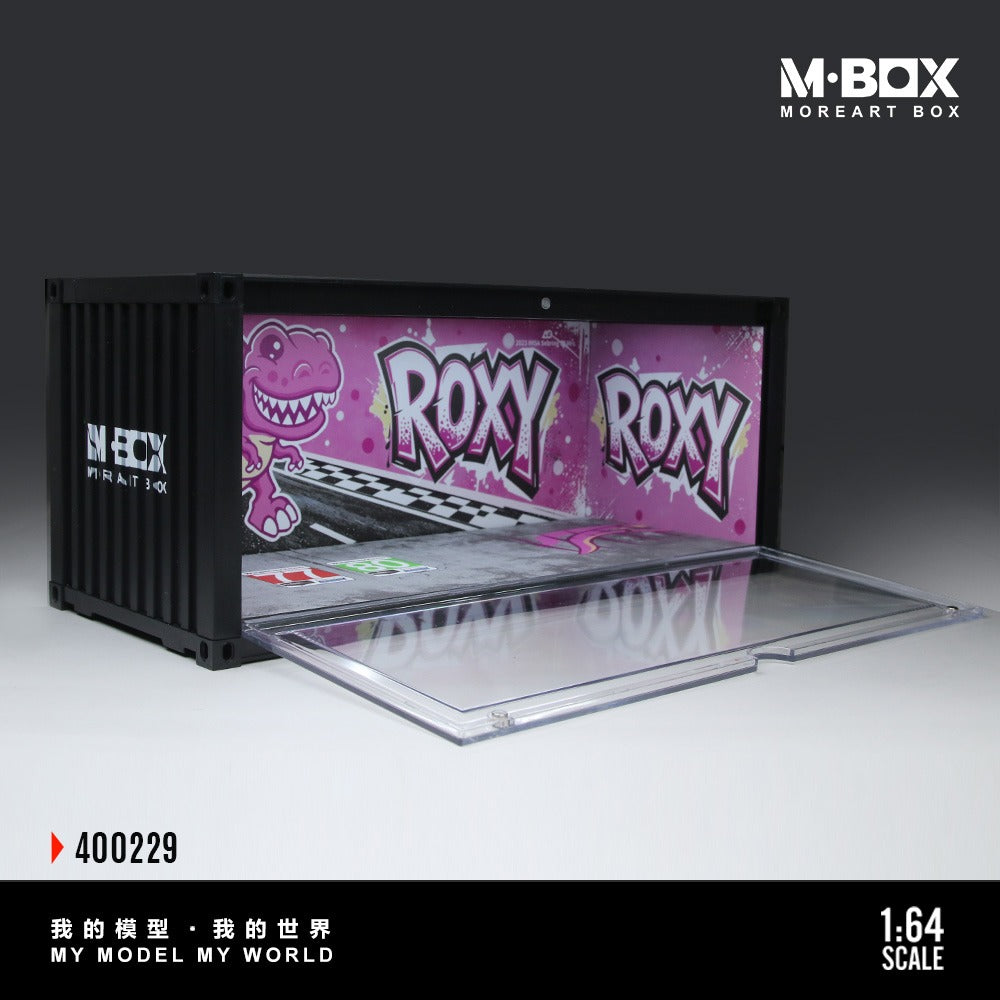 MBOX Dinosaur Painted Container Scene Simulation Model