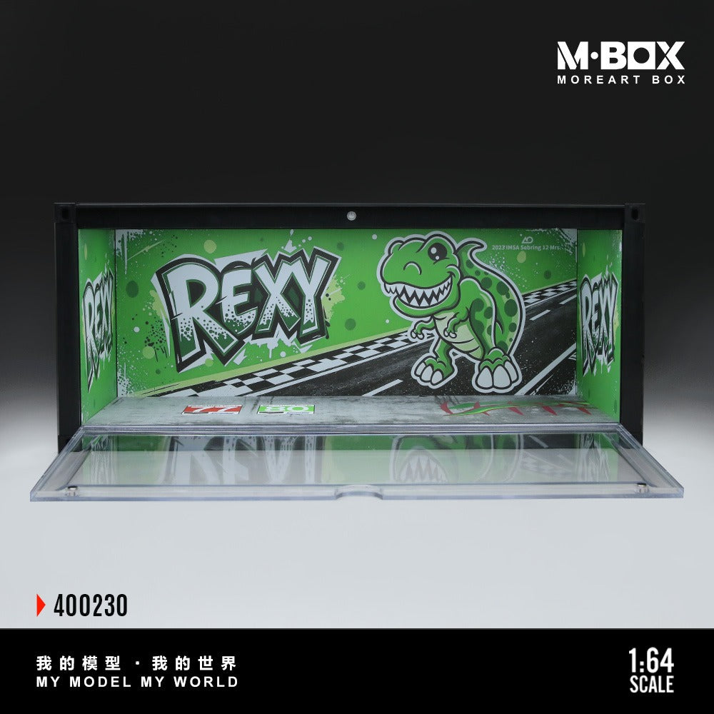 MBOX Dinosaur Painted Container Scene Simulation Model