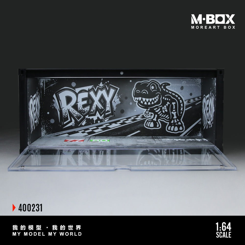MBOX Dinosaur Painted Container Scene Simulation Model