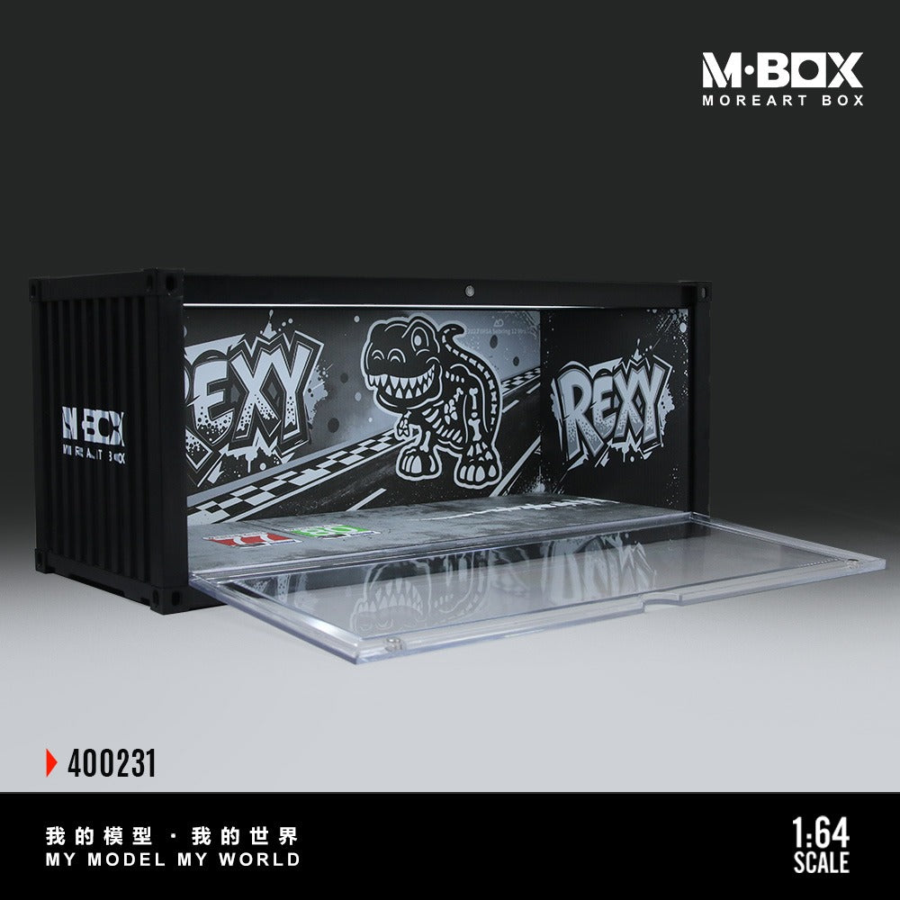 MBOX Dinosaur Painted Container Scene Simulation Model