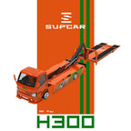 SupCar 1:64 H300 flat transport trailer - Speed and Passion(SC647247)