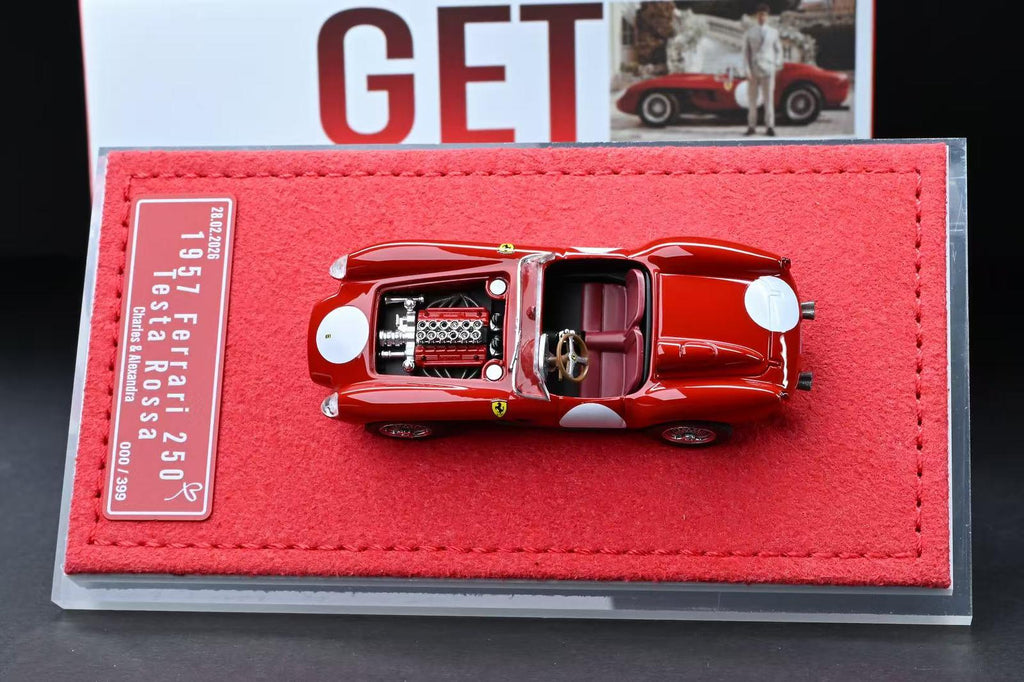 GFCC 1/64 Ferrari 250 TR Leclerc Wedding Diecast Model.