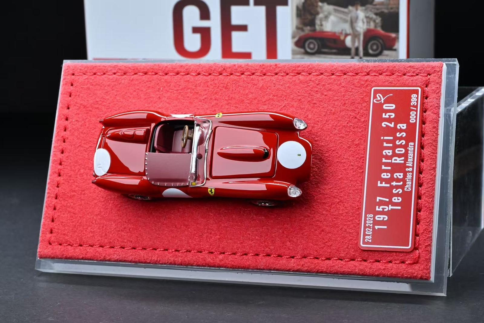 GFCC 1/64 Ferrari 250 TR Leclerc Wedding Diecast Model.