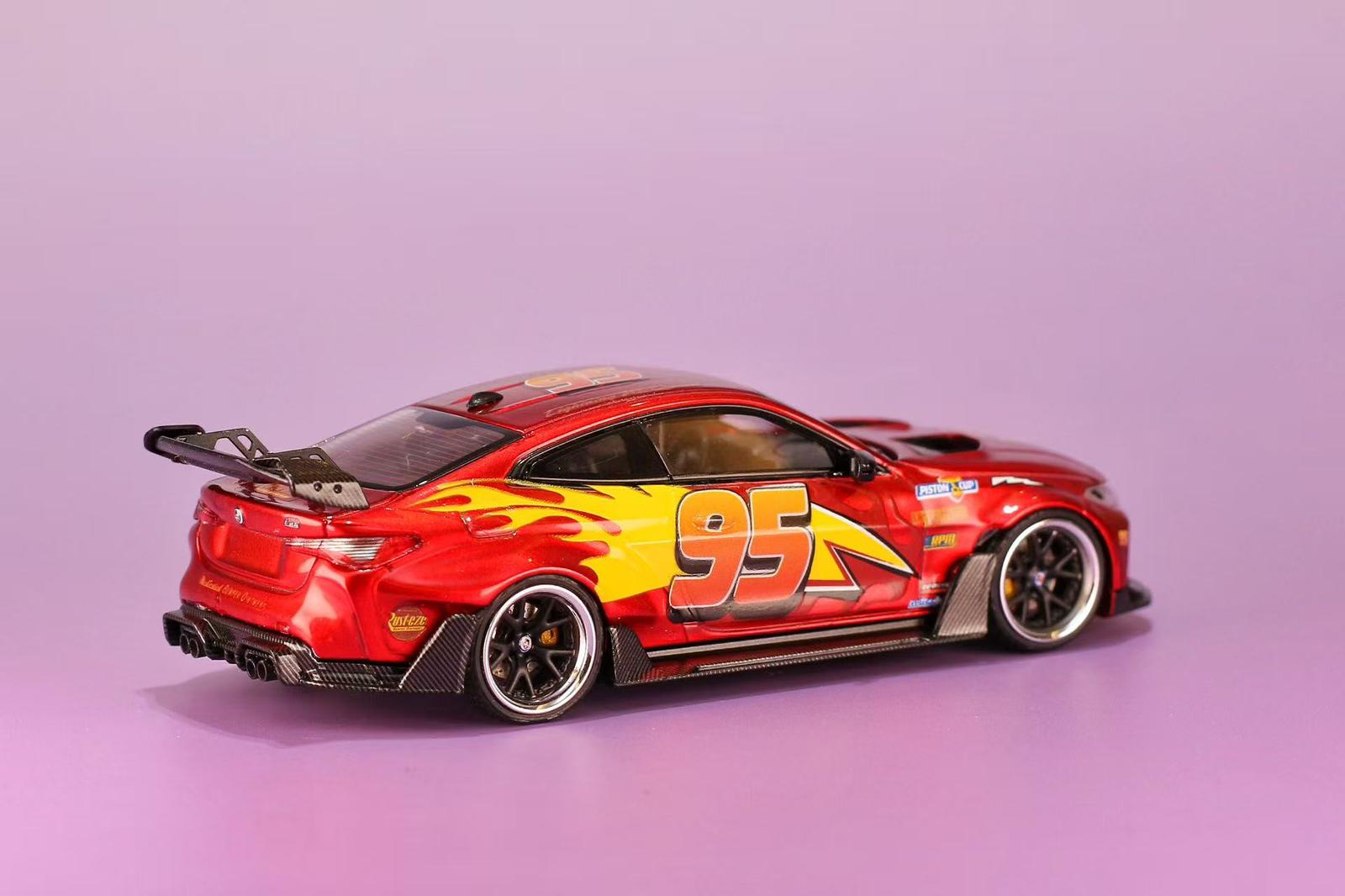 Morecar 1/64 M4 Lightning McQueen livery