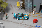 Star Models 1:64 Rauh-Welt Widebody Modified RWB930 GT Wing Diecast Model.