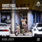 MoreArt 1:64 Ghostface Motorcycle Clever Girl Doll Set Resin Model (MO222257)