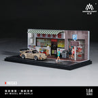 MoreArt 1:64 Hong Kong-style Tea House Miniature Scene Series Model (MO901343)