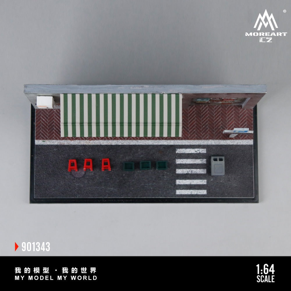 MoreArt 1:64 Hong Kong-style Tea House Miniature Scene Series Model (MO901343)