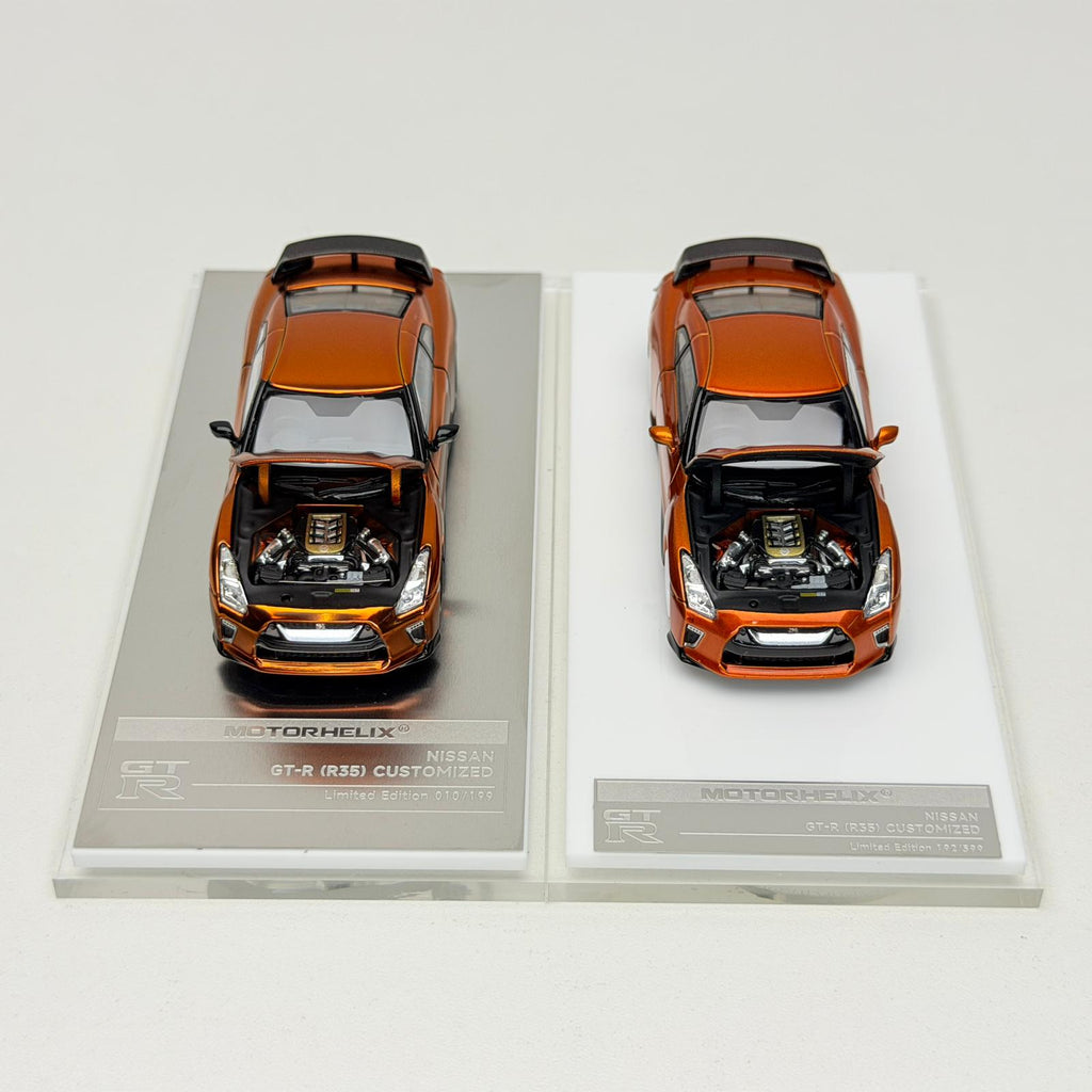 MOTORHELIX 1/64 GT-R(R35]  2021 Diecast Model.