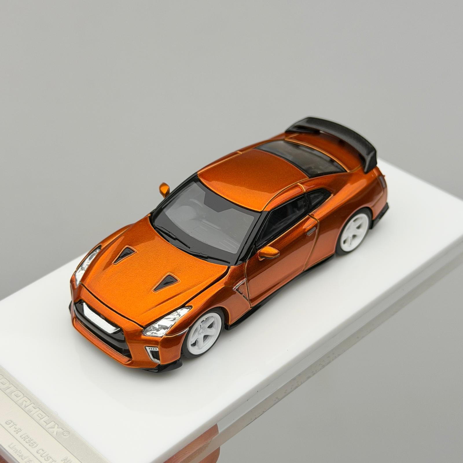MOTORHELIX 1/64 GT-R(R35]  2021 Diecast Model.