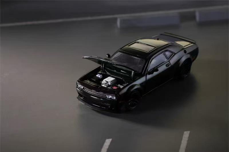 Stance Hunters 1/64 Challenger SRT Hellcat Pitch Black