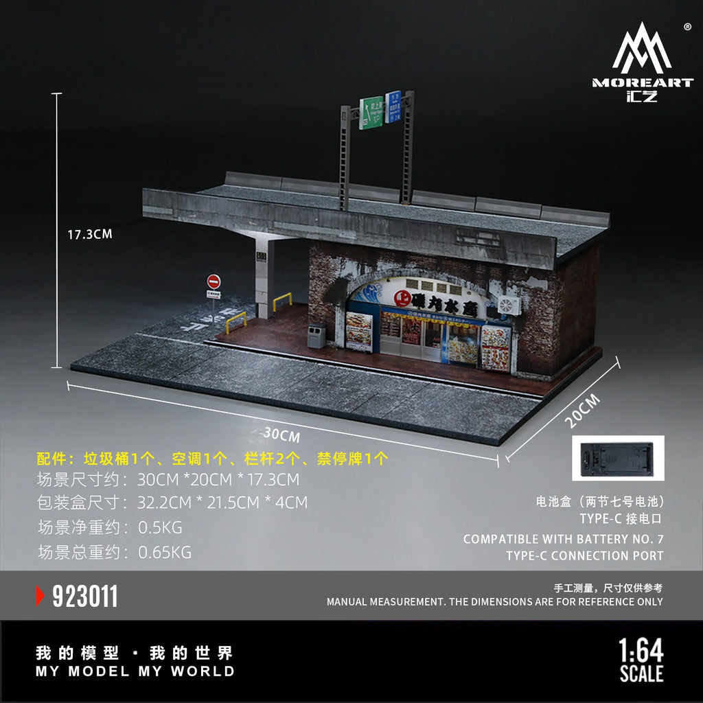 MoreArt 1:64 River Pillar Aquatic Microscopic Scene Simulation Model (MO923011)