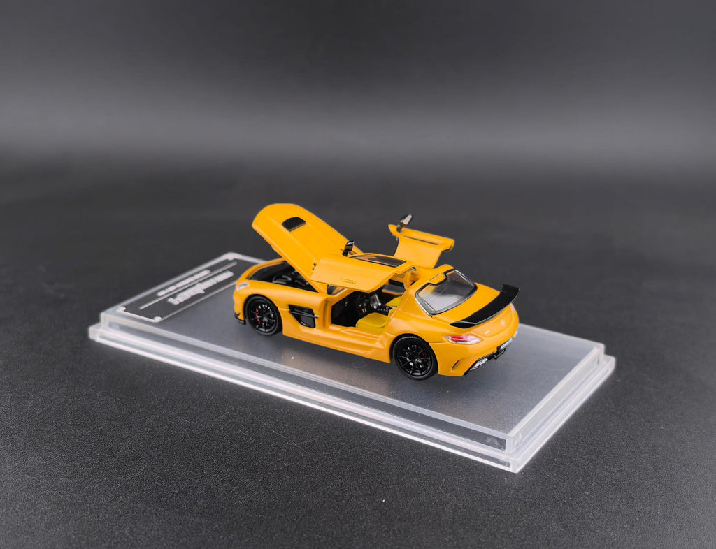 Fine Works64 1/64 Benz SLS AMG Black Series Diecast Model.