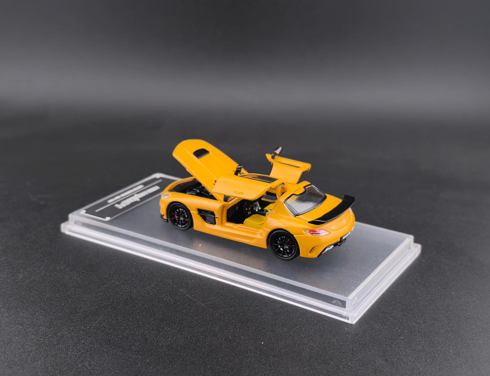 Fine Works64 1/64 Benz SLS AMG Black Series Diecast Model.
