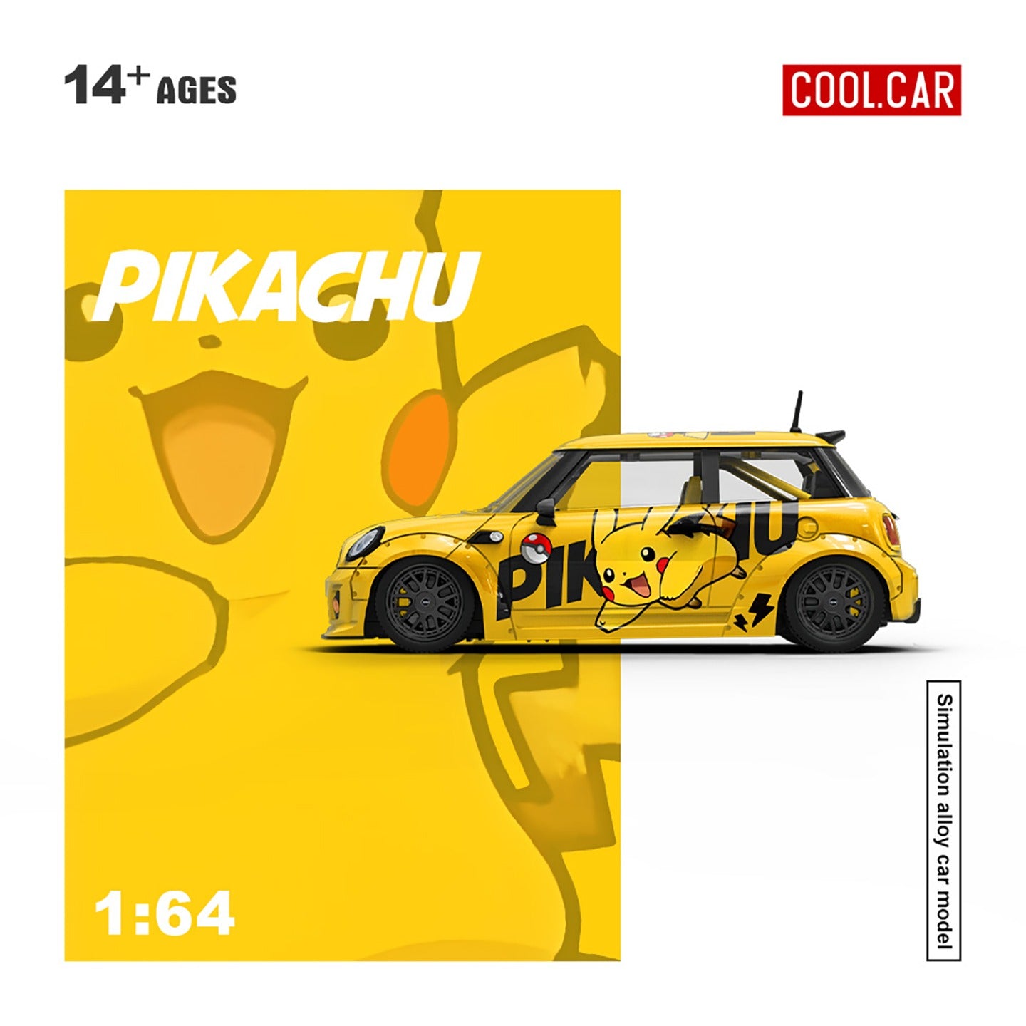 Cool Car 1:64 MINI COOPER Pikachu