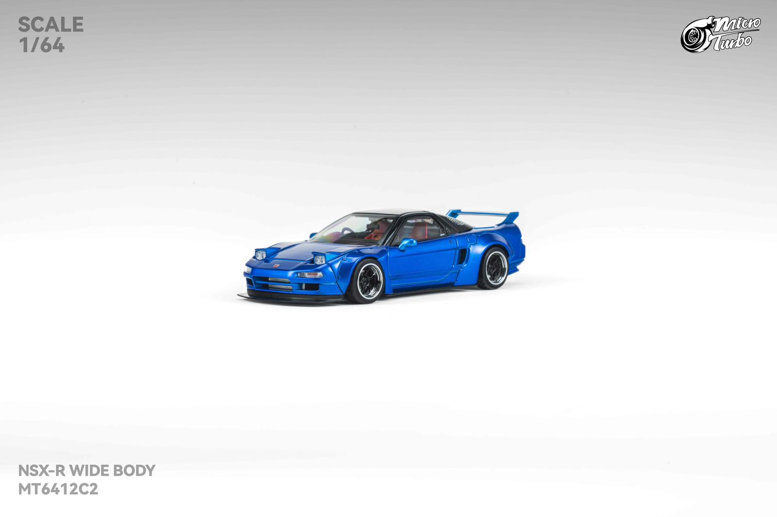 Micro Turbo 1/64 NSX Wide Body METALLIC BLUE