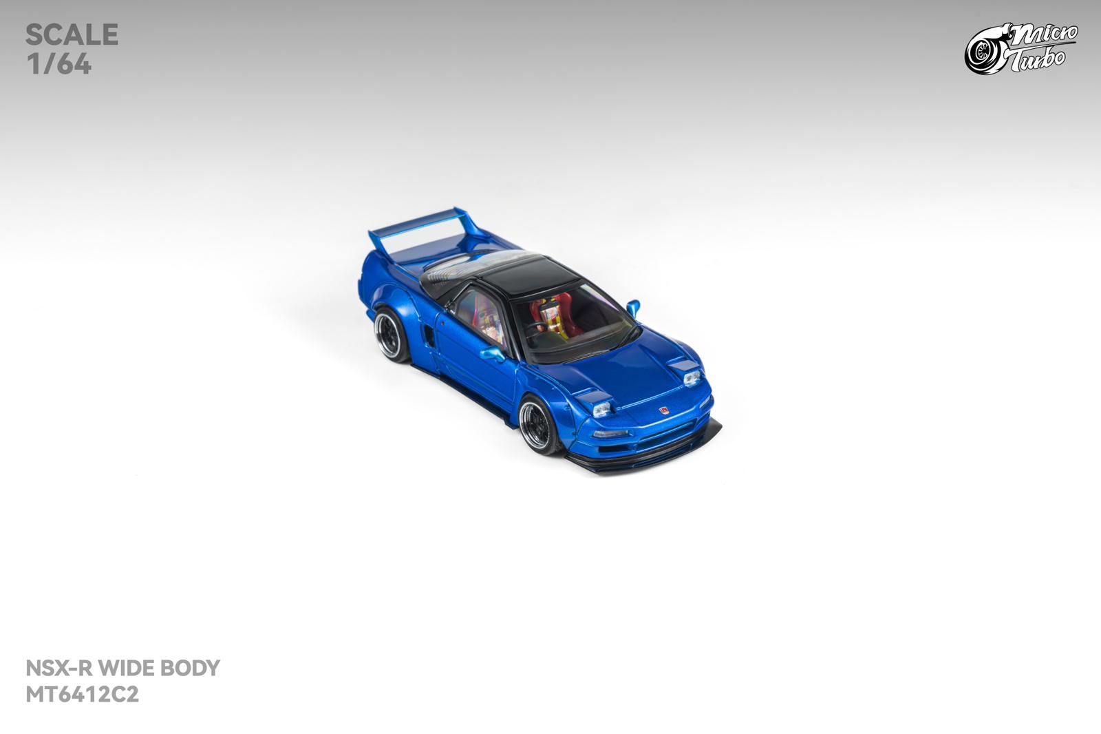 Micro Turbo 1/64 NSX Wide Body METALLIC BLUE