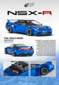 Micro Turbo 1/64 NSX Wide Body METALLIC BLUE