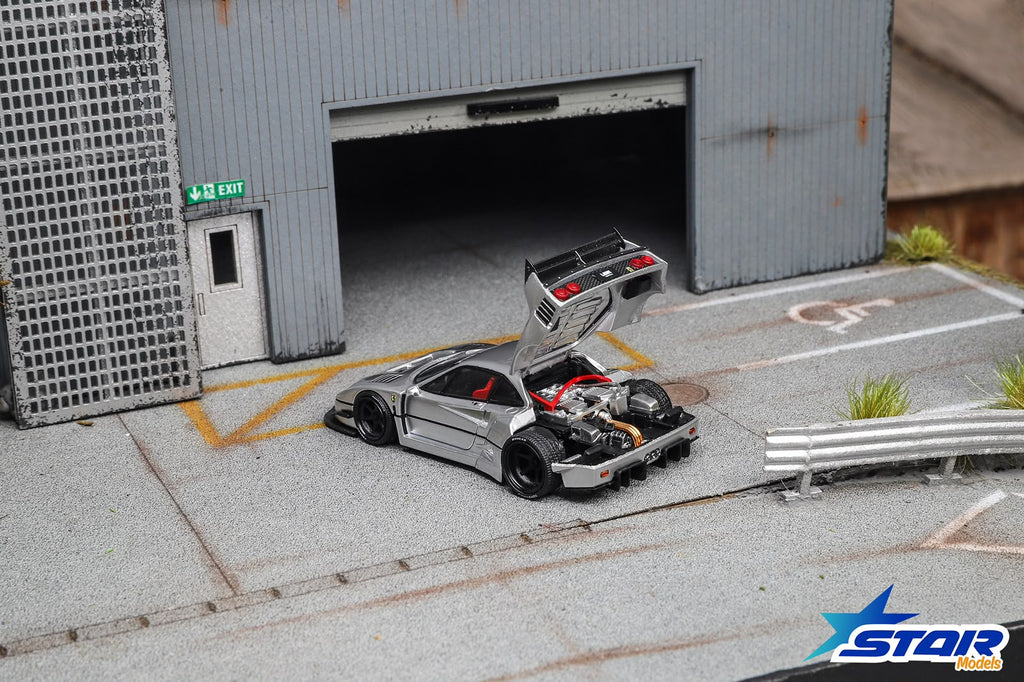 Star Models 1:64 Supercar F40 LB-Works Wide-Body Modified Diecast Model.