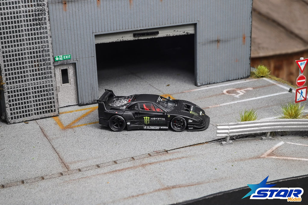 Star Models 1:64 Supercar F40 LB-Works Wide-Body Modified Diecast Model.