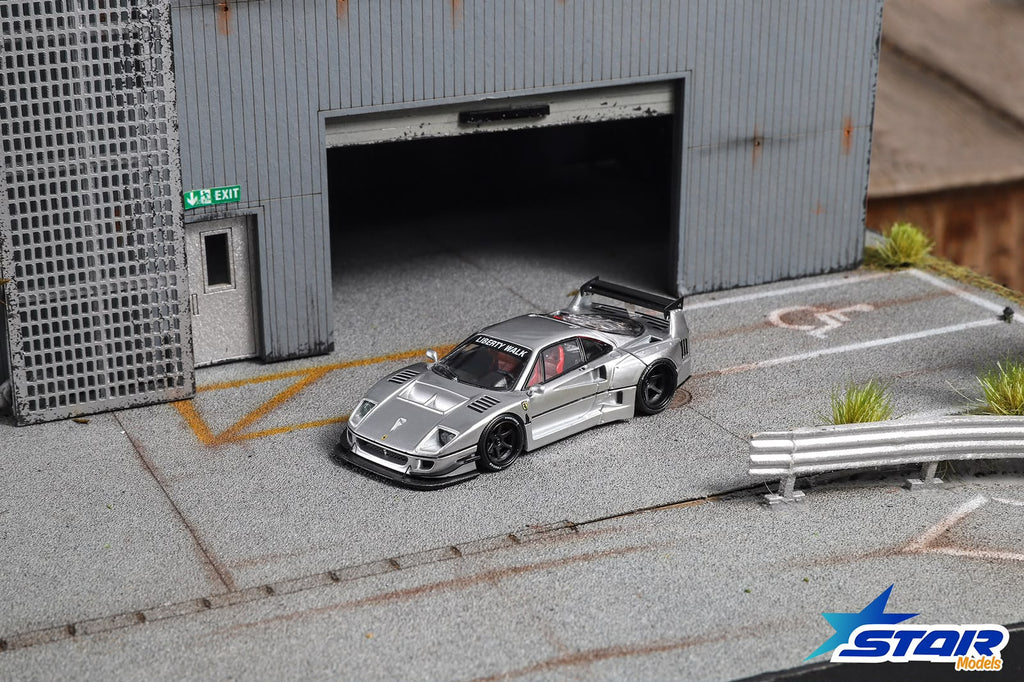 Star Models 1:64 Supercar F40 LB-Works Wide-Body Modified Diecast Model.