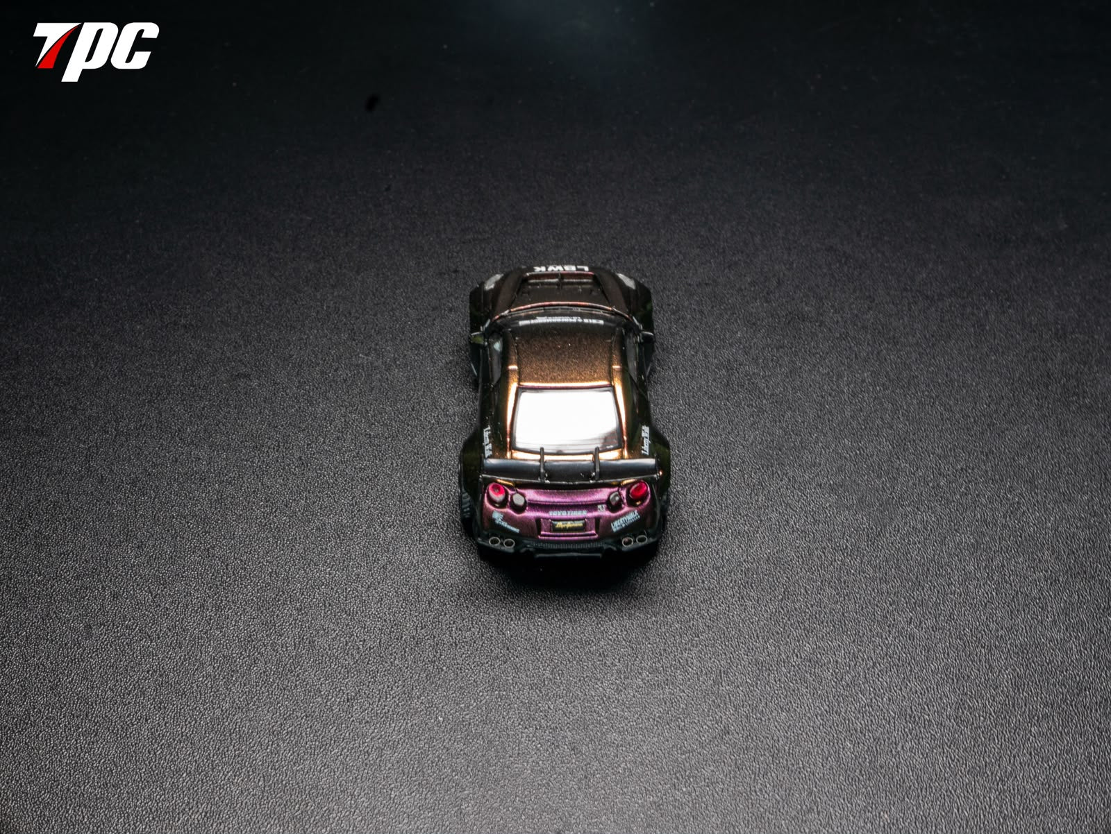 TPC 1/64 LBWK GTR35 Phantom Purple Chameleon Diecast model