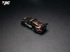 TPC 1/64 LBWK GTR35 Phantom Purple Chameleon Diecast model