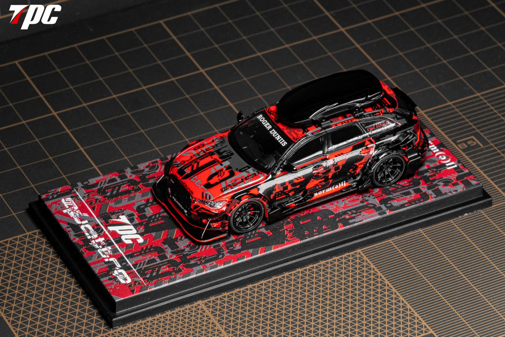 TPC 1/64 Audi RS6 snow version Diecast model