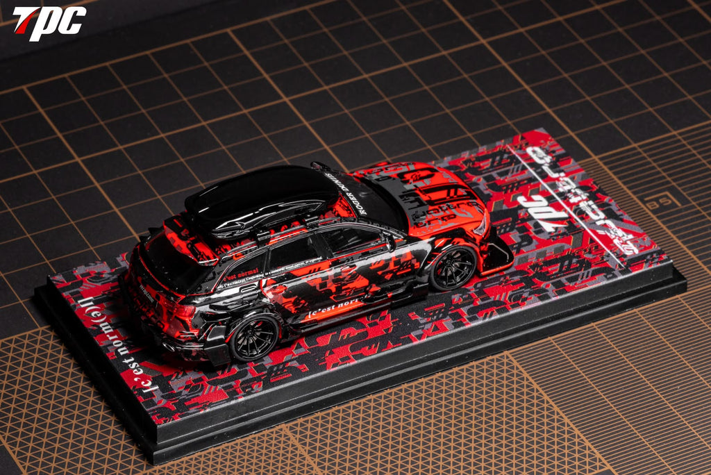 TPC 1/64 Audi RS6 snow version Diecast model