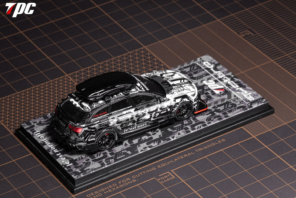 TPC 1/64 Audi RS6 snow version Diecast model