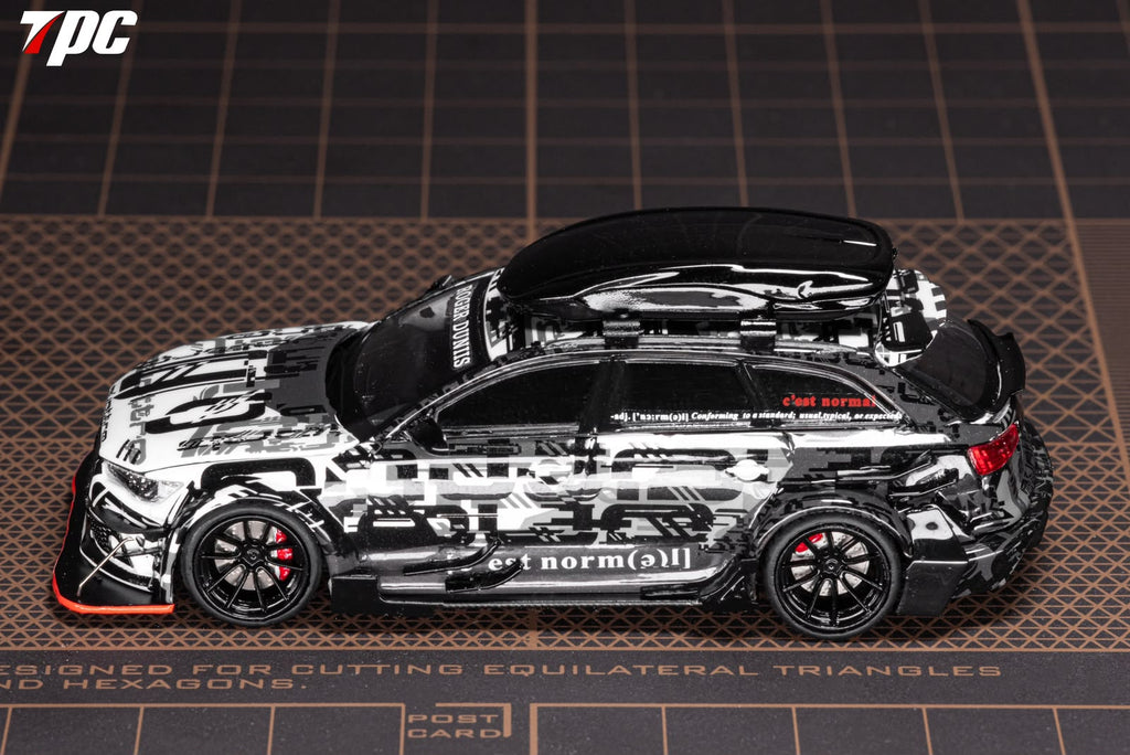 TPC 1/64 Audi RS6 snow version Diecast model