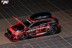 TPC 1/64 Audi RS6 snow version Diecast model