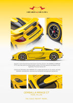 HH Model 1/64 Gemballa Mirage GT Diecast model.
