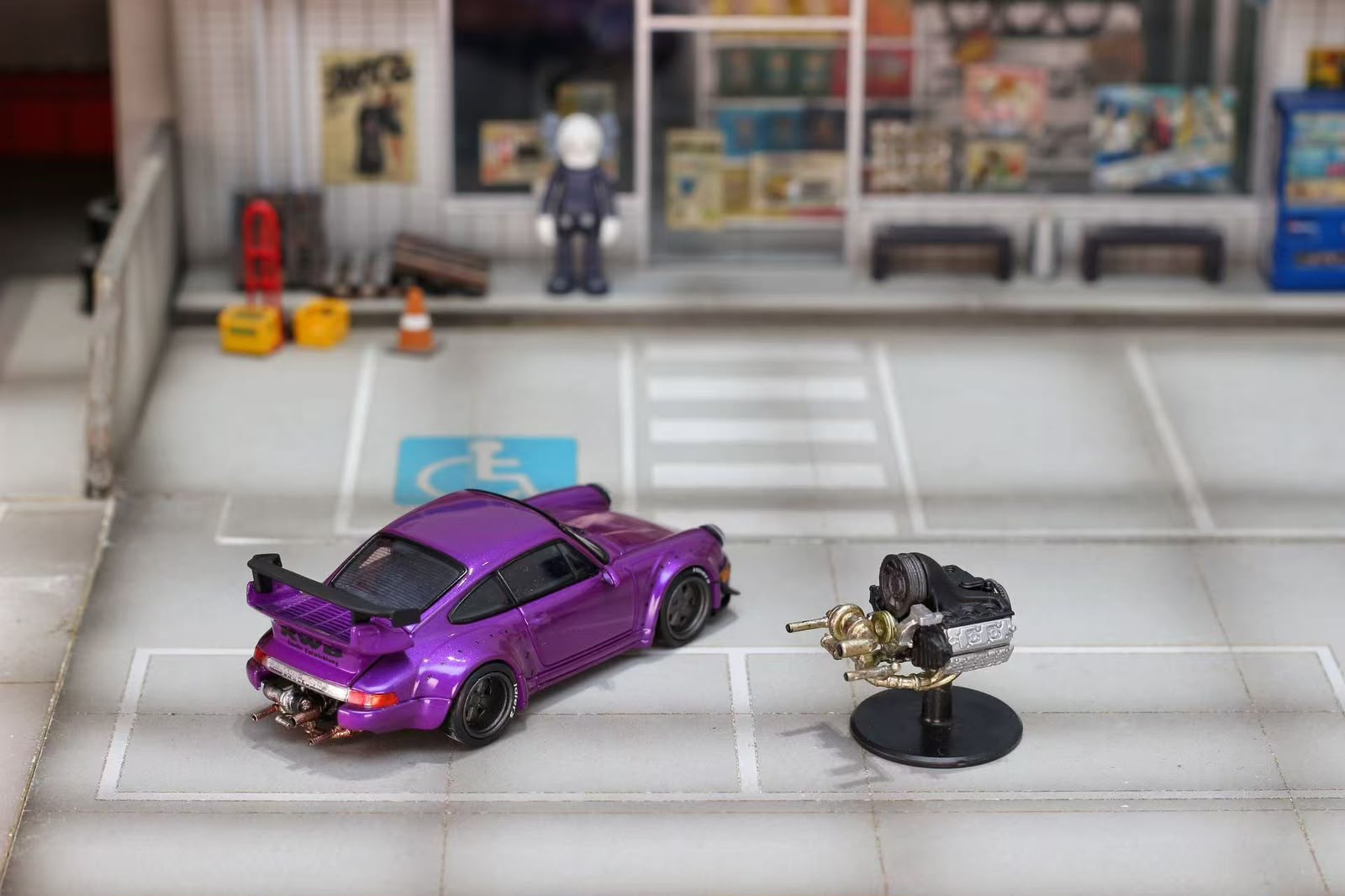 STREET WEAPON 1:64 RWB 964 Diecast model