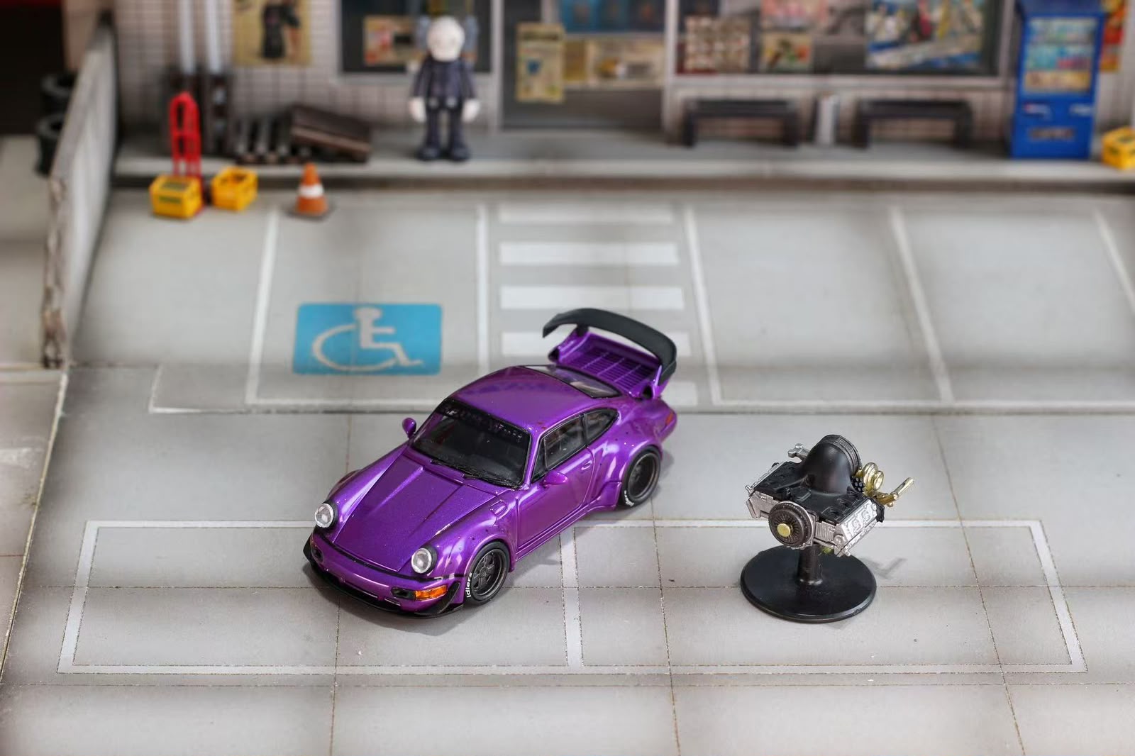 STREET WEAPON 1:64 RWB 964 Diecast model