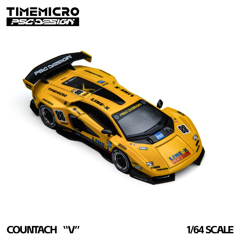 TimeMicro × PSC DESIGN 1:64 Countach "V" GT Tribute