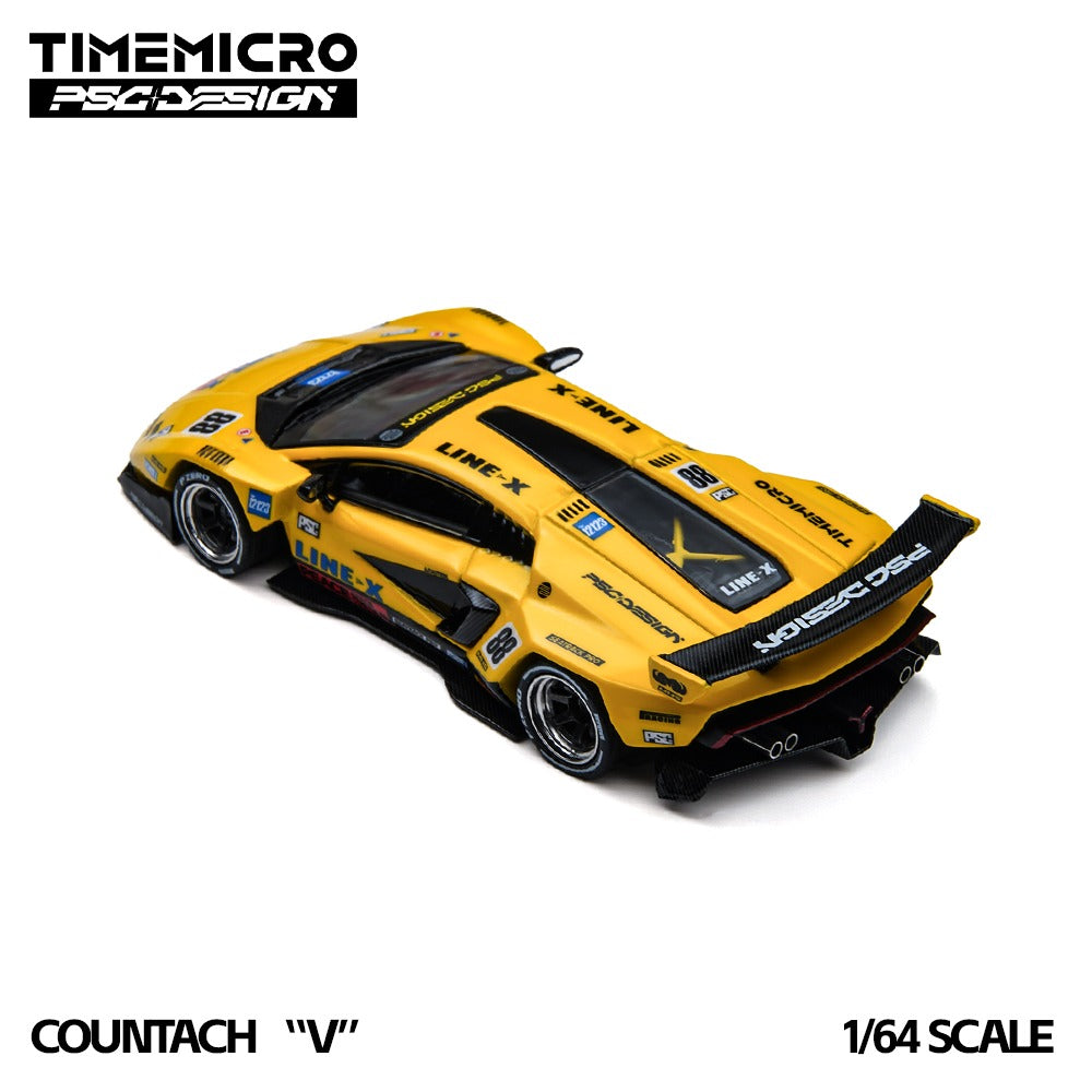 TimeMicro × PSC DESIGN 1:64 Countach "V" GT Tribute