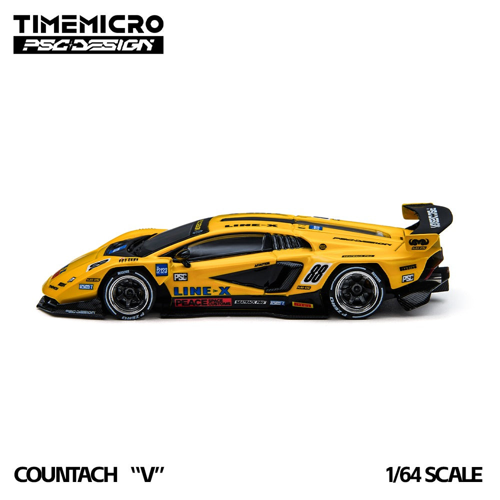 TimeMicro × PSC DESIGN 1:64 Countach "V" GT Tribute