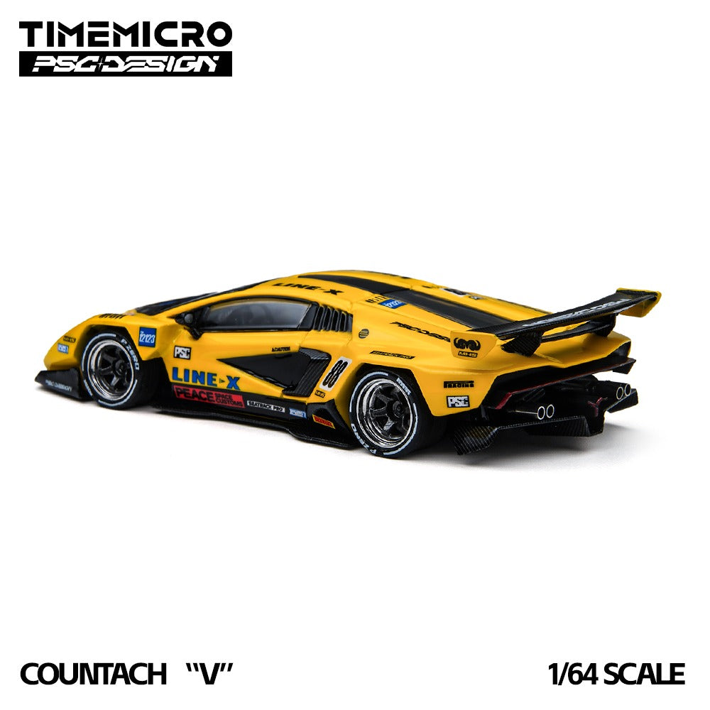 TimeMicro × PSC DESIGN 1:64 Countach "V" GT Tribute