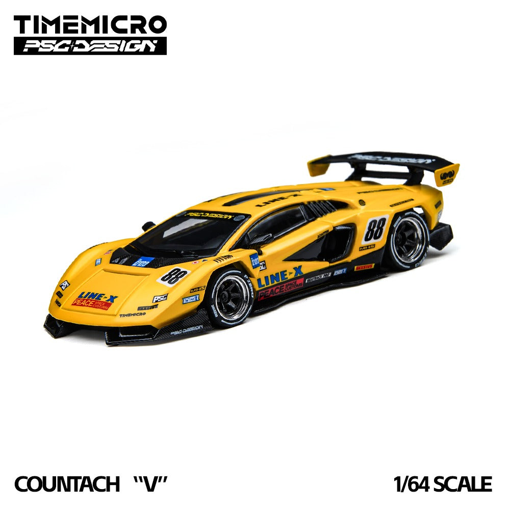 TimeMicro × PSC DESIGN 1:64 Countach "V" GT Tribute