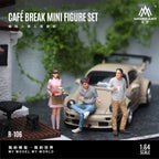 MoreArt 1:64 Coffee Break Doll Set - Realistic Resin Model