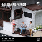 MoreArt 1:64 Coffee Break Doll Set - Realistic Resin Model