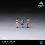 MoreArt 1:64 Coffee Break Doll Set - Realistic Resin Model