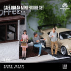 MoreArt 1:64 Coffee Break Doll Set - Realistic Resin Model