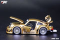 TPC Customized Version 1/64 Gold RWB930 Fully Open Diecast Model