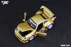 TPC Customized Version 1/64 Gold RWB930 Fully Open Diecast Model